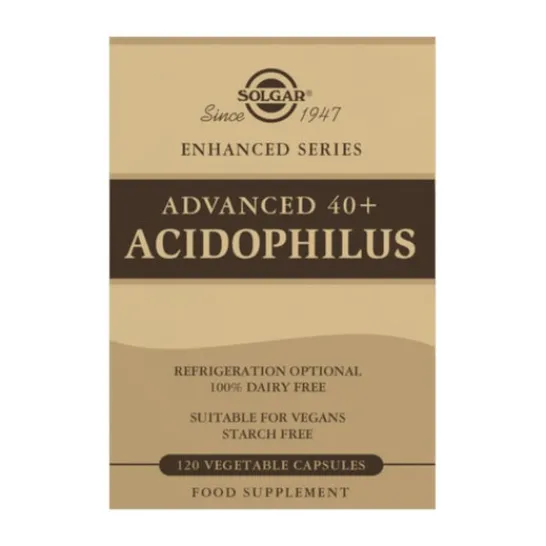 Solgar 40 Plus Advanced Acidofilus 120cap Solga