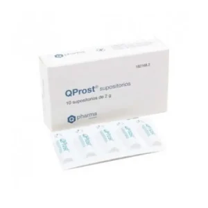 Q-Pharma Qprost Suppositories 10 Suppositories