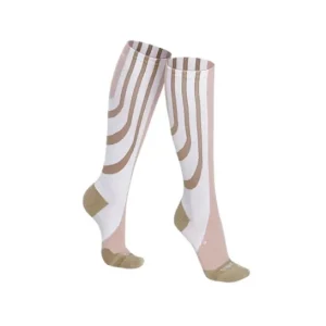 Sankom Calcetín Compresivo Blanco Beige 43-47 EU 1 Par