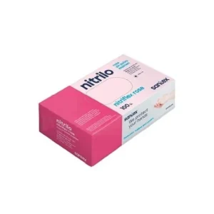 Santex Guantes Nitrilo Rosa Sin Polvo S 100uds