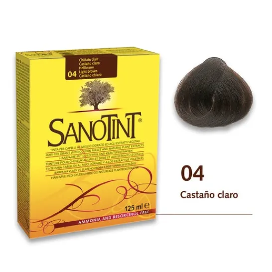 Santiveri Sanotint Classic Dye 04 Light Brown 125ml