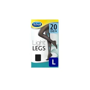 Scholl Light Legs light compression tights 20DEN black size L 1 u.