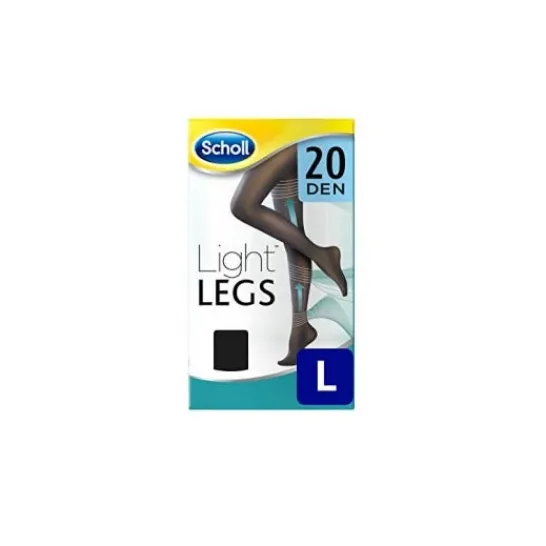 Scholl Light Legs light compression tights 20DEN black size L 1 u.