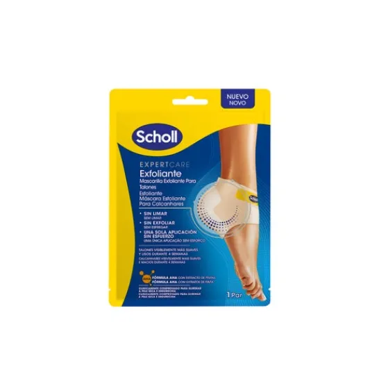 Scholl Mascarilla Exfoliante Talones 1 Par