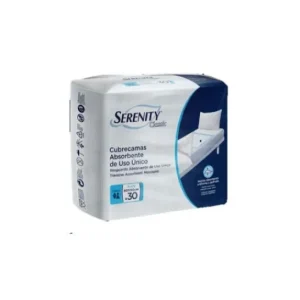 SERENITY Classic Absorbent Bed Cover Plus 60x90cm 30uds