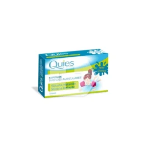QUIES Silicone ear plug for children swimming 6 uts