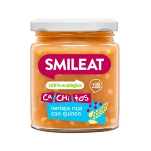 Smileat Ca-Chi-Tos Tarrito Lenteja Roja Quinoa Eco + 10M 230g