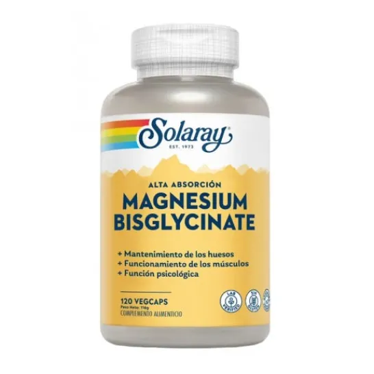 SOLARAY Magnesium Bisglycinate 350mg 120caps
