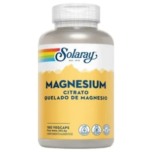 SOLARAY Magnesium Chelated Magnesium Citrate 180caps