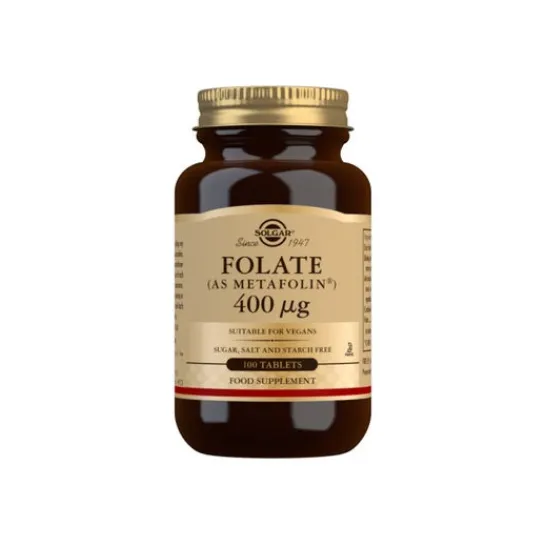 Solgar Folic Acid Folic Acid Folate 400mcg 100