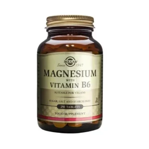 Solgar Magnesium Vitamin B6 250comp