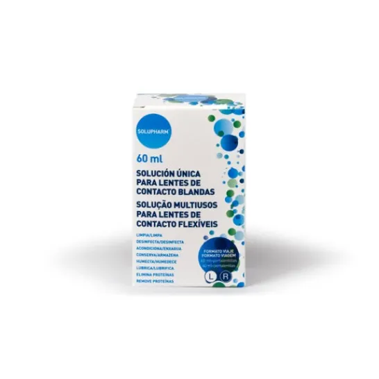 SOLUPHARM solución única para lentes de contacto blandas 60ml