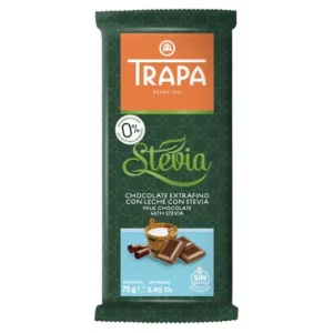 Trapa Chocolate Leche con Stevia 75g