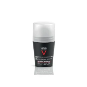 Vichy Homme Roll-on Deodorant for Sensitive Skin 50ml