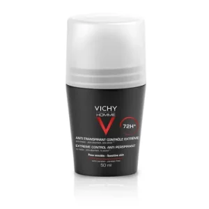 Vichy Homme 72h intense control roll-on deodorant 50ml