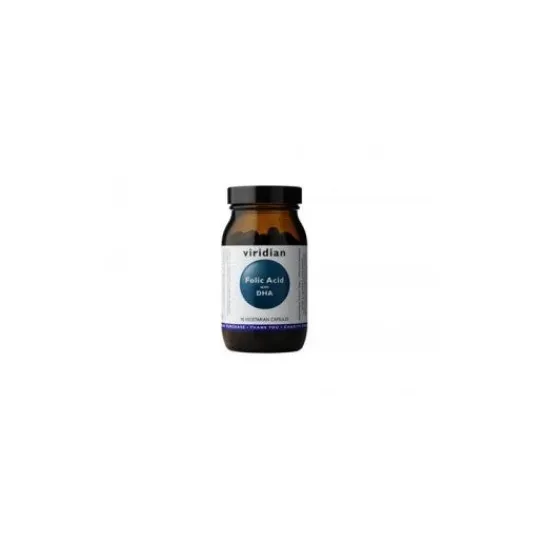 VIRIDIAN folic acid with DHA 90caps