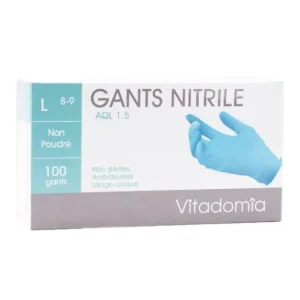 Vitadomia Nitrilo Glove Tl 8-9 Bt 100uts
