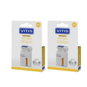 Vitis ® Dental floss with wax 2x50m