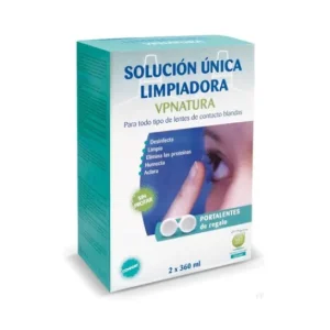 VP NATURA duplo Solución Unica Limpiadora Lentillas Blandas 2x360ml