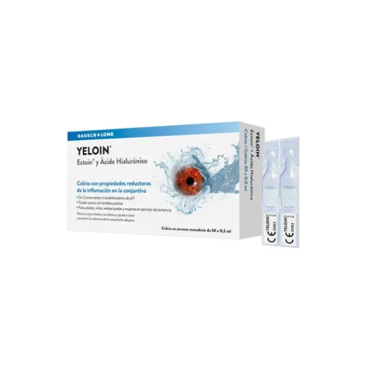 Yeloin Single Dose Eye Drops 0,5 Ml 30uds