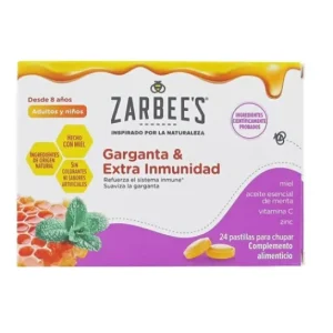 Zarbee's Garganta y Extra Inmunidad 24comp